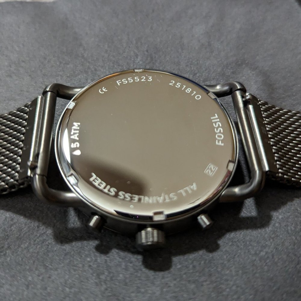 Fossil Fs5523 The Commuter Quartz Chronograph Wat… - image 3